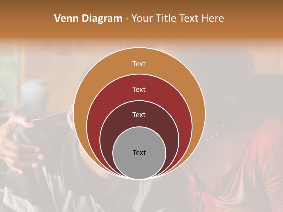 Woman Love Handsome PowerPoint Template