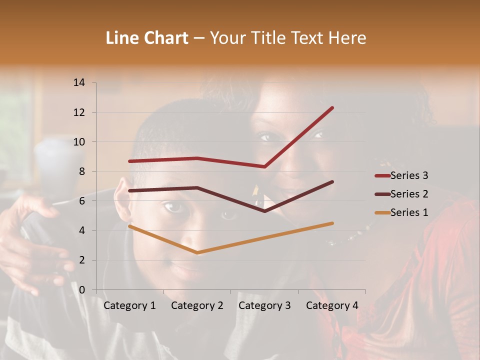Woman Love Handsome PowerPoint Template