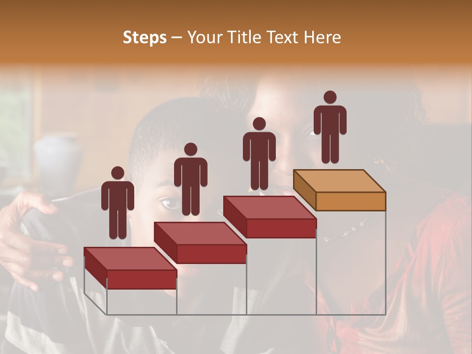 Woman Love Handsome PowerPoint Template