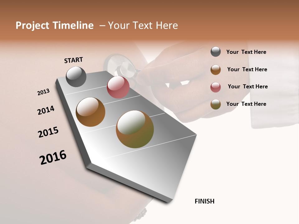 Hand Doctor Checkup PowerPoint Template