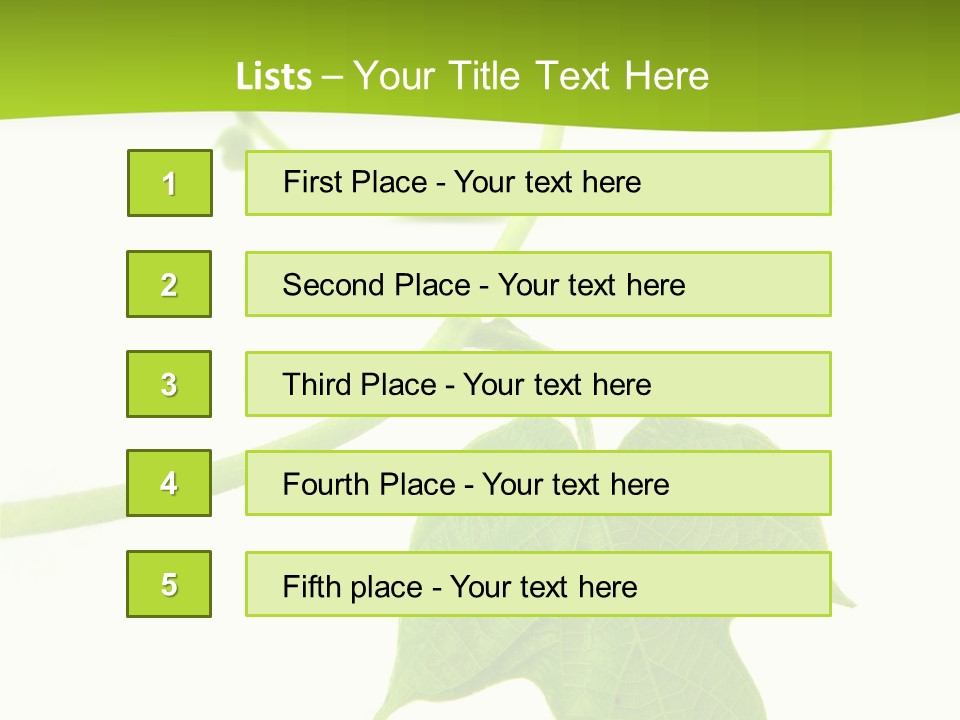 Nature Color Nobody PowerPoint Template