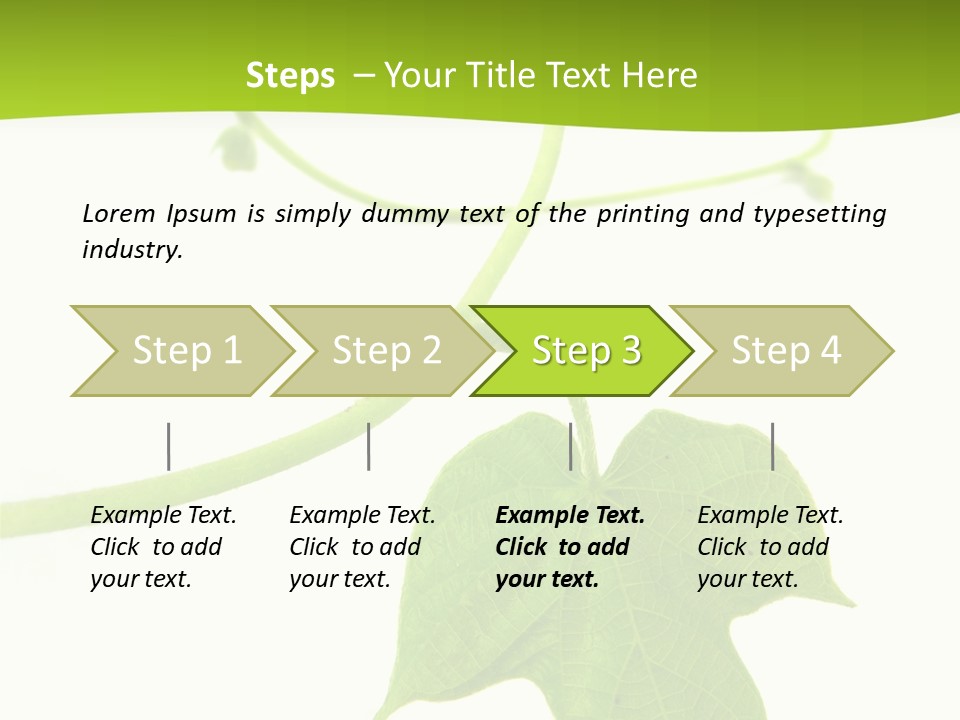Nature Color Nobody PowerPoint Template