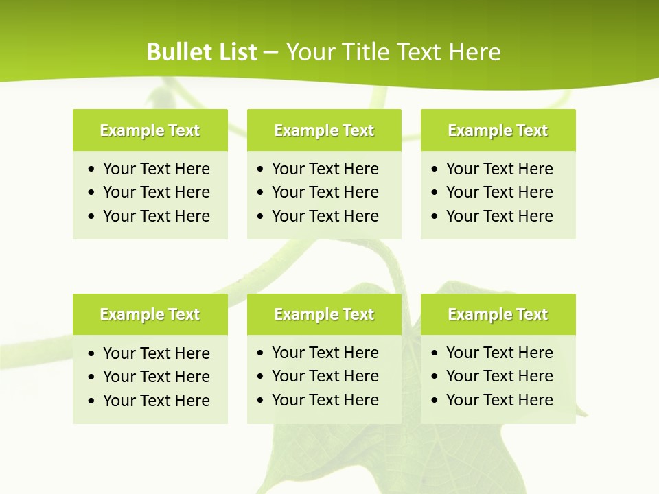 Nature Color Nobody PowerPoint Template