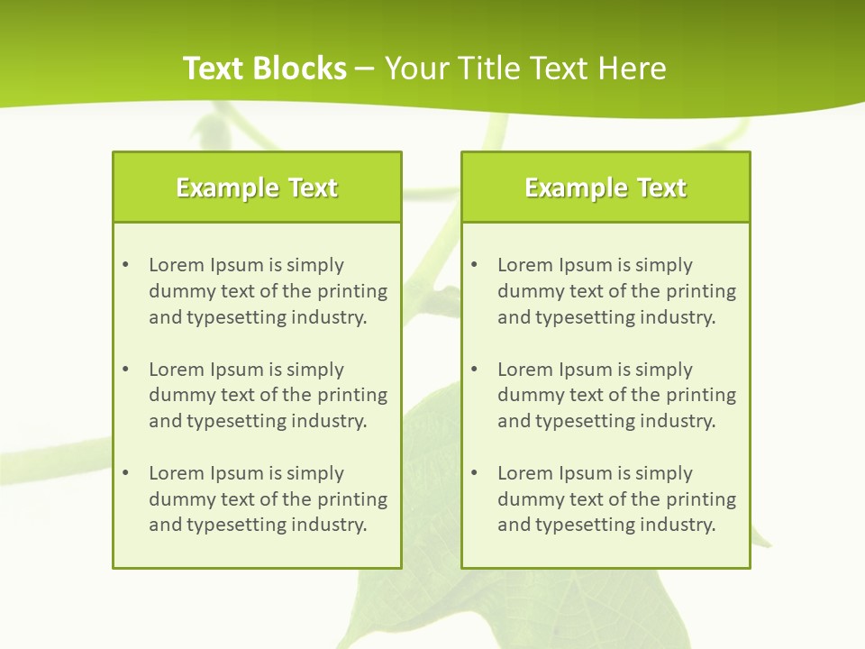 Nature Color Nobody PowerPoint Template