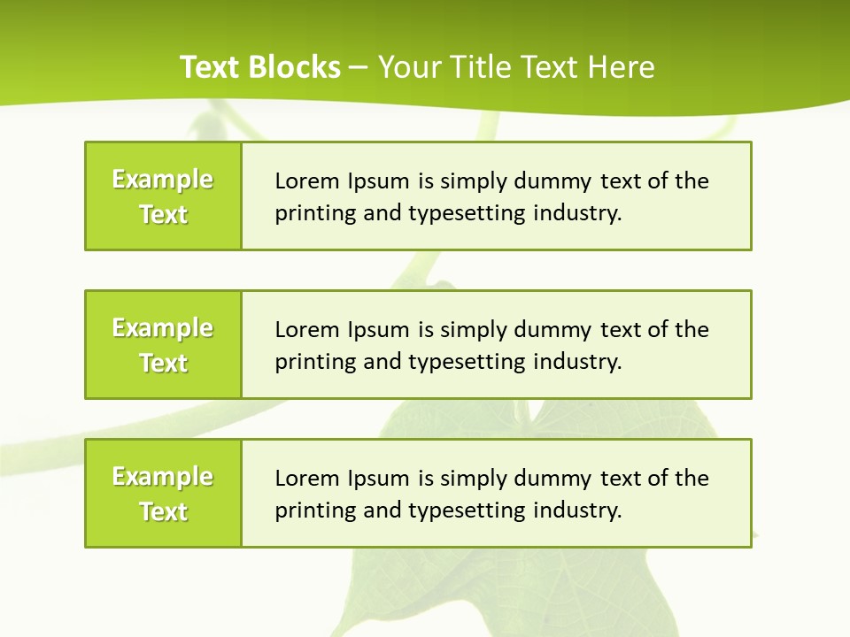Nature Color Nobody PowerPoint Template
