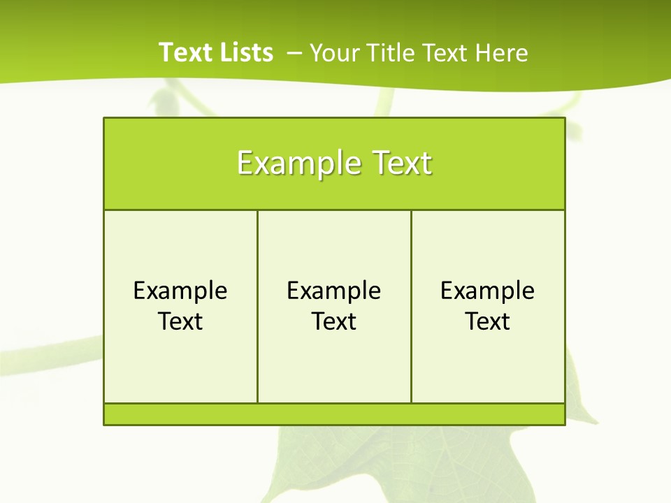 Nature Color Nobody PowerPoint Template
