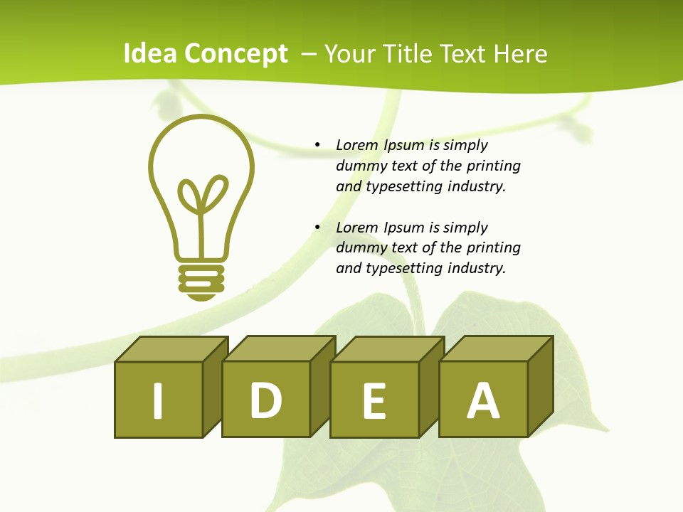 Nature Color Nobody PowerPoint Template