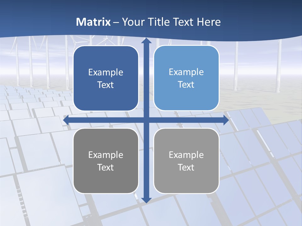 Desert Wind Panels PowerPoint Template