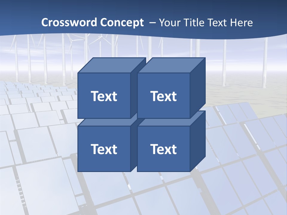 Desert Wind Panels PowerPoint Template