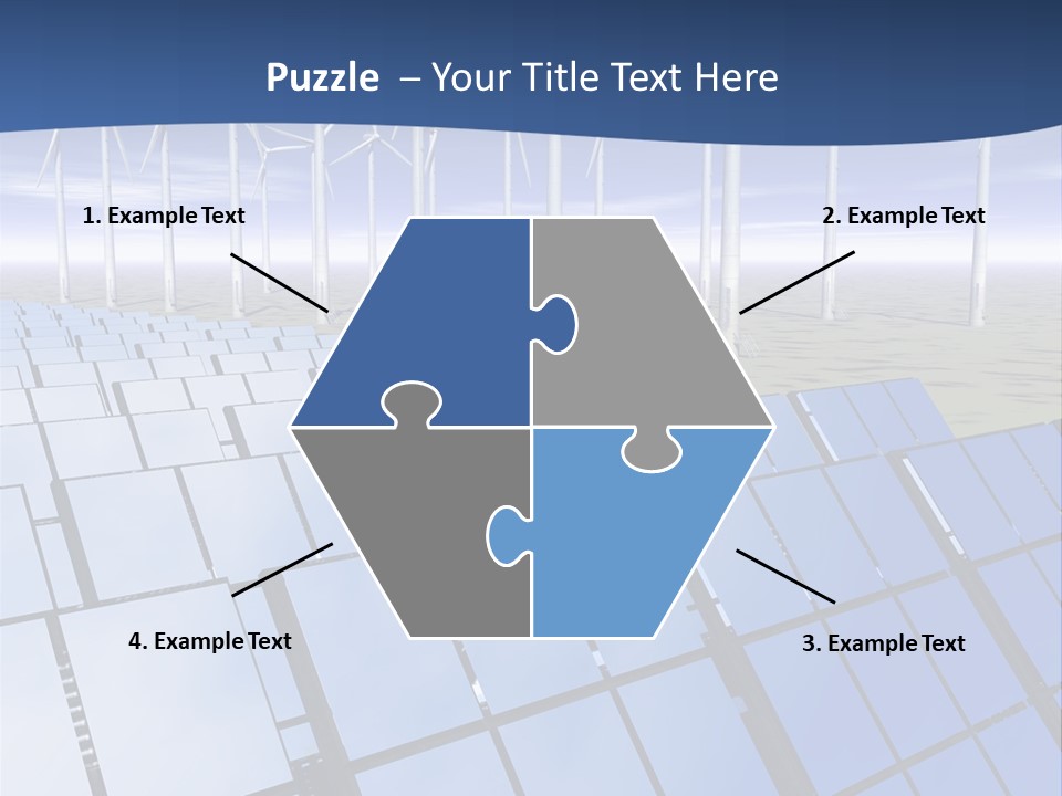 Desert Wind Panels PowerPoint Template