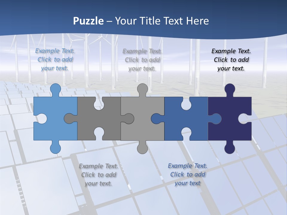 Desert Wind Panels PowerPoint Template