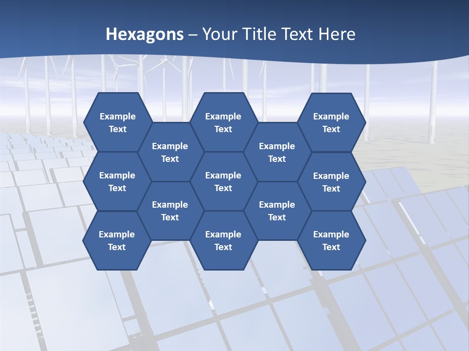 Desert Wind Panels PowerPoint Template