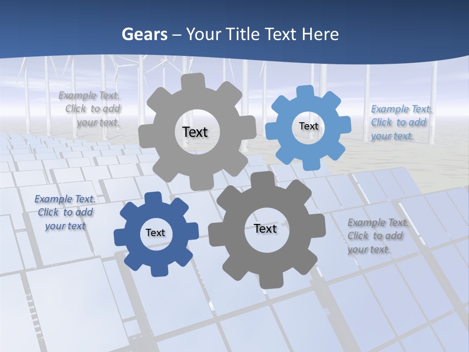 Desert Wind Panels PowerPoint Template