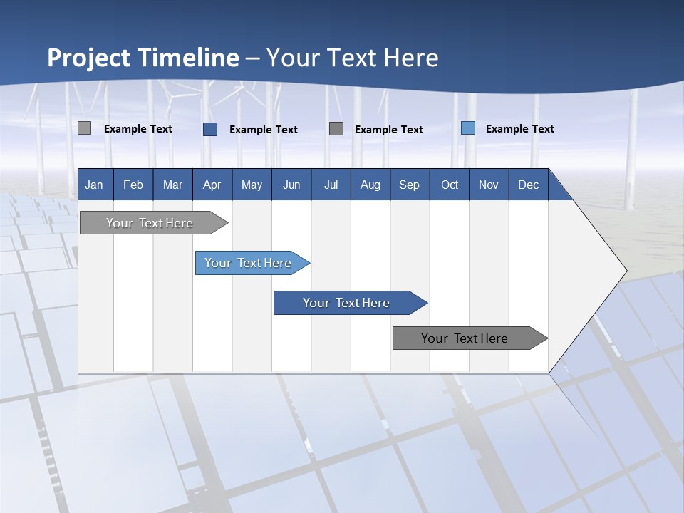 Desert Wind Panels PowerPoint Template