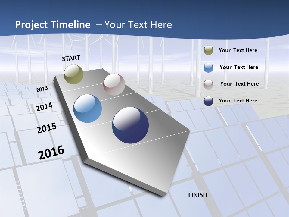 Desert Wind Panels PowerPoint Template