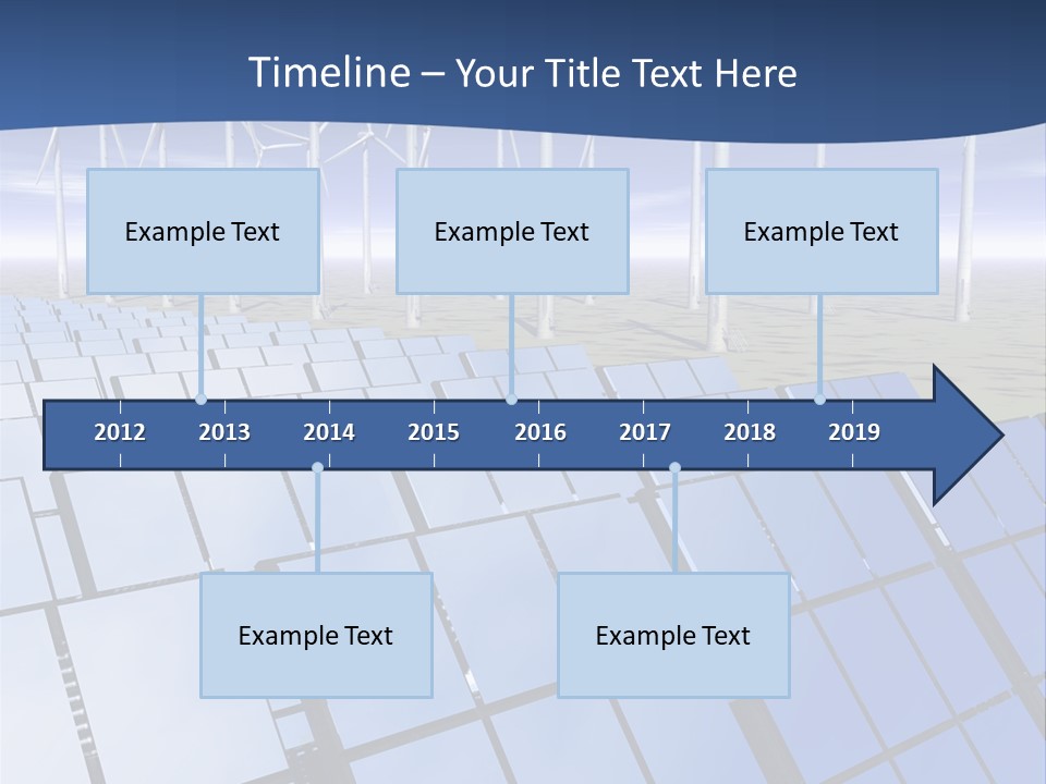 Desert Wind Panels PowerPoint Template