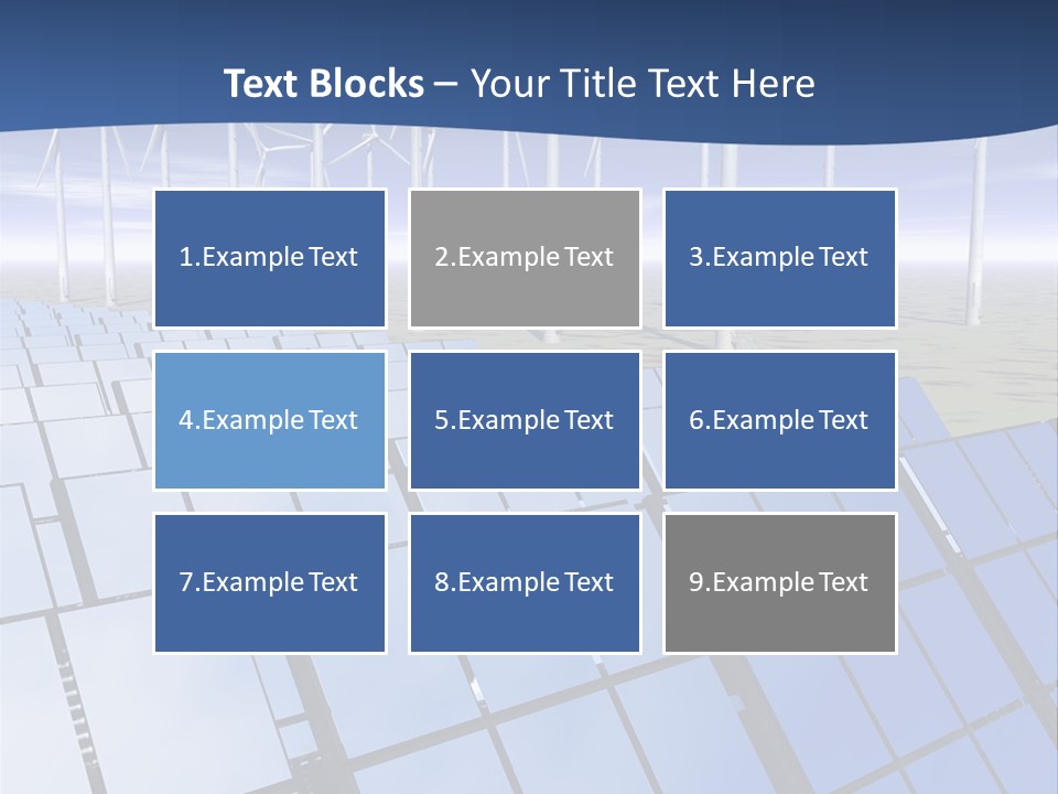 Desert Wind Panels PowerPoint Template