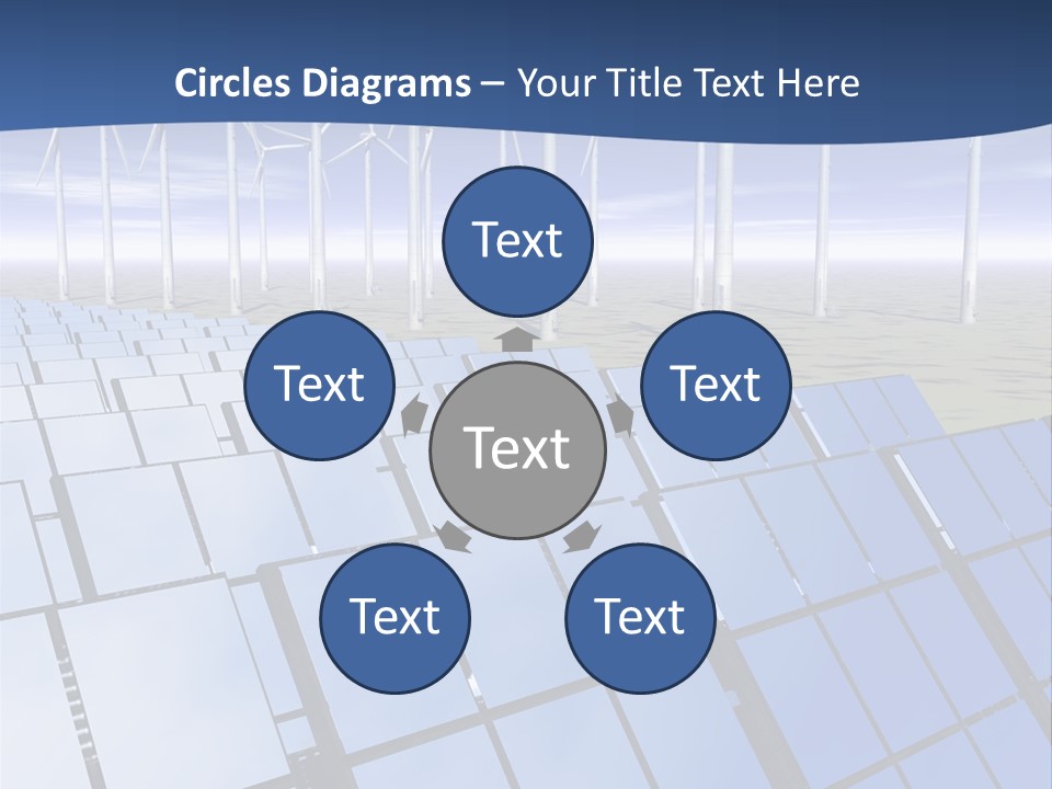 Desert Wind Panels PowerPoint Template