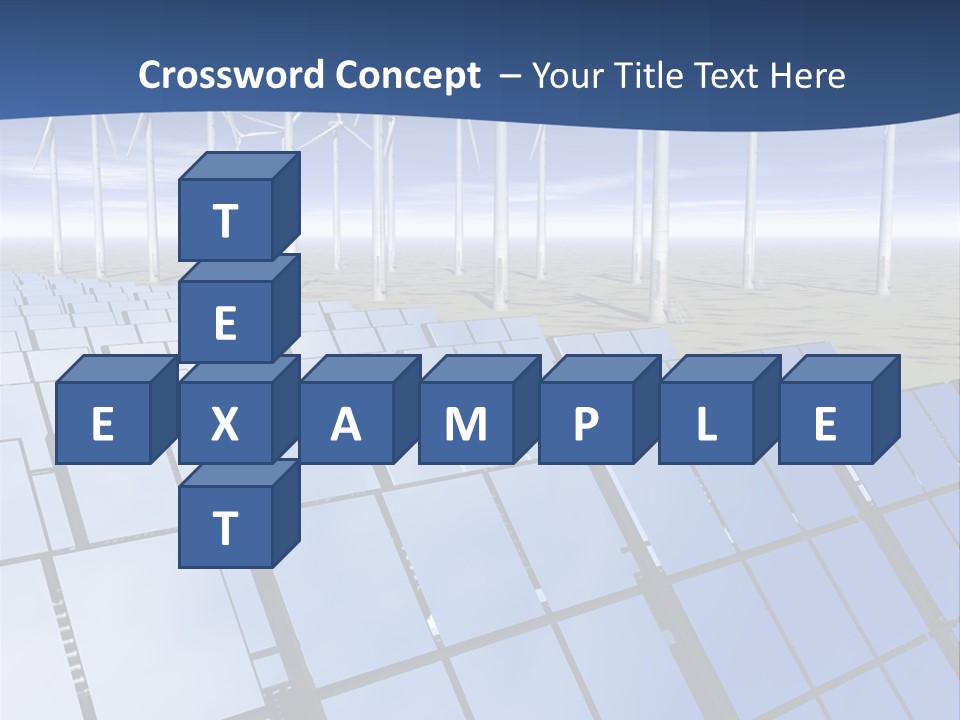 Desert Wind Panels PowerPoint Template