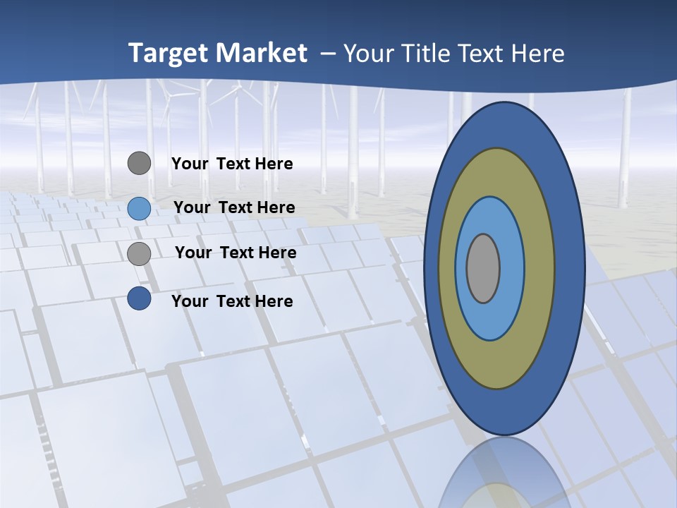 Desert Wind Panels PowerPoint Template