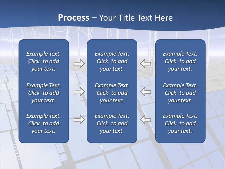 Desert Wind Panels PowerPoint Template