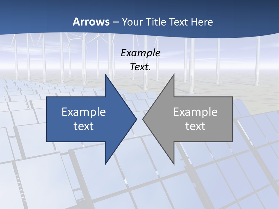 Desert Wind Panels PowerPoint Template