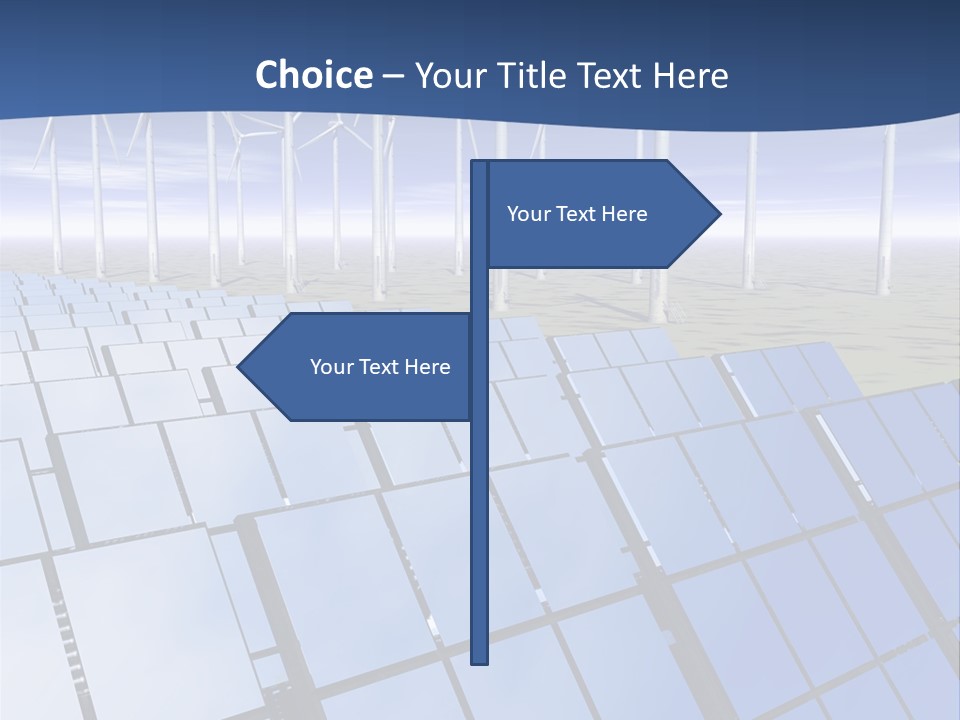 Desert Wind Panels PowerPoint Template
