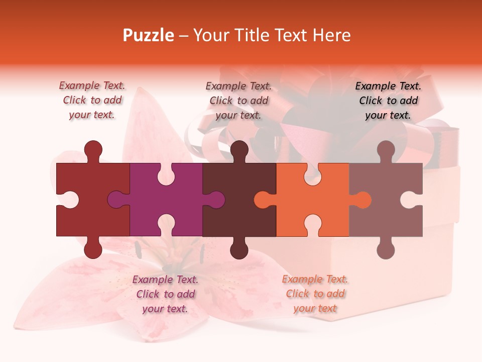 Isolated Color Sparse PowerPoint Template