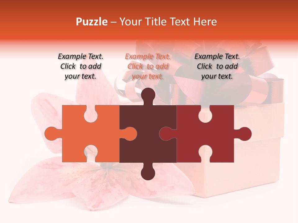 Isolated Color Sparse PowerPoint Template