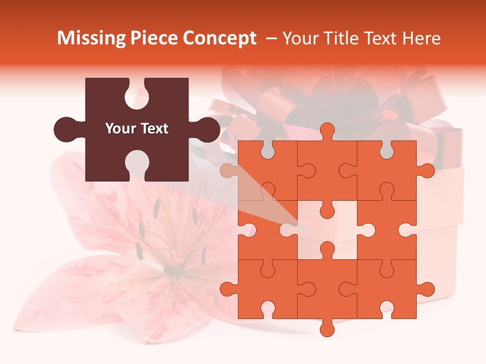 Isolated Color Sparse PowerPoint Template