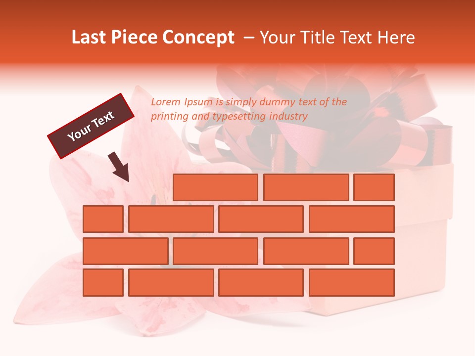 Isolated Color Sparse PowerPoint Template