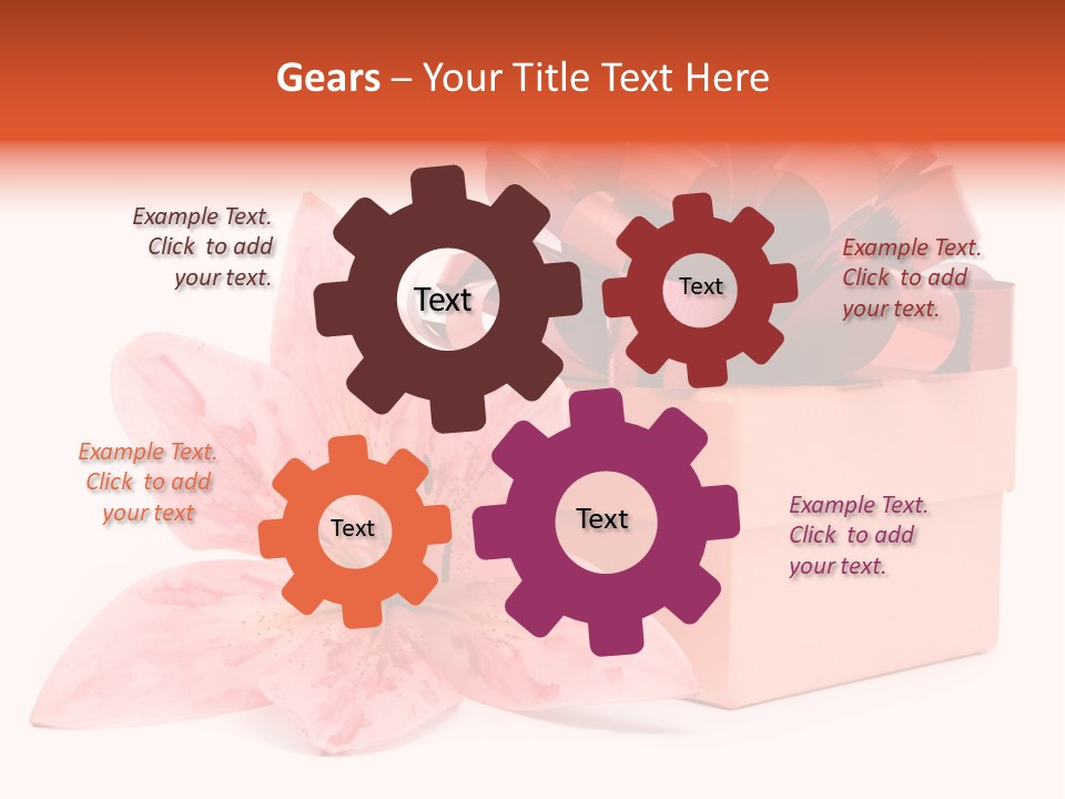 Isolated Color Sparse PowerPoint Template