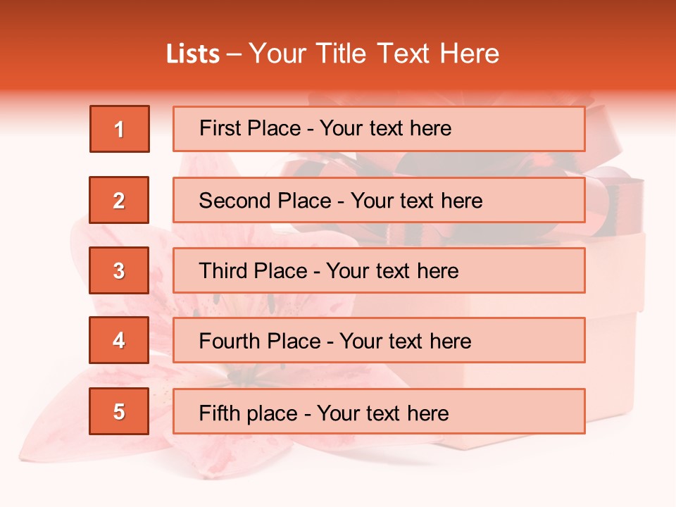 Isolated Color Sparse PowerPoint Template