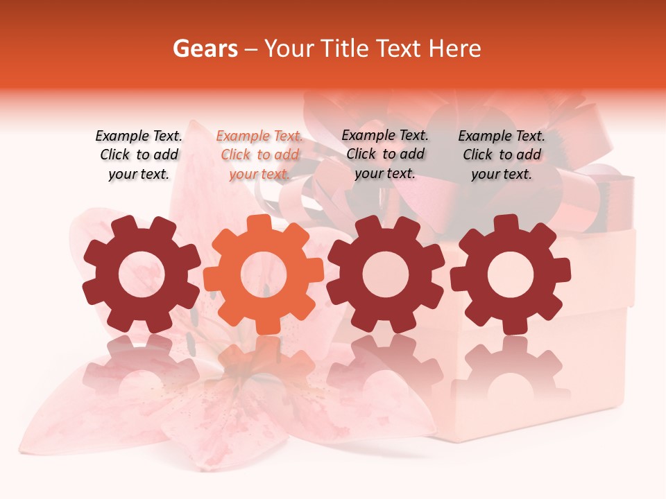 Isolated Color Sparse PowerPoint Template