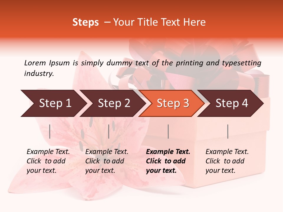 Isolated Color Sparse PowerPoint Template