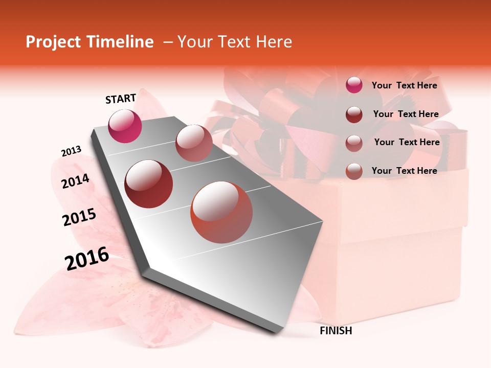 Isolated Color Sparse PowerPoint Template