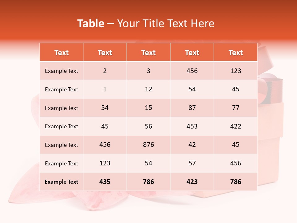 Isolated Color Sparse PowerPoint Template
