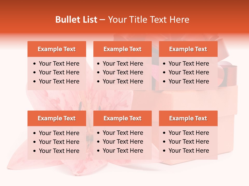 Isolated Color Sparse PowerPoint Template