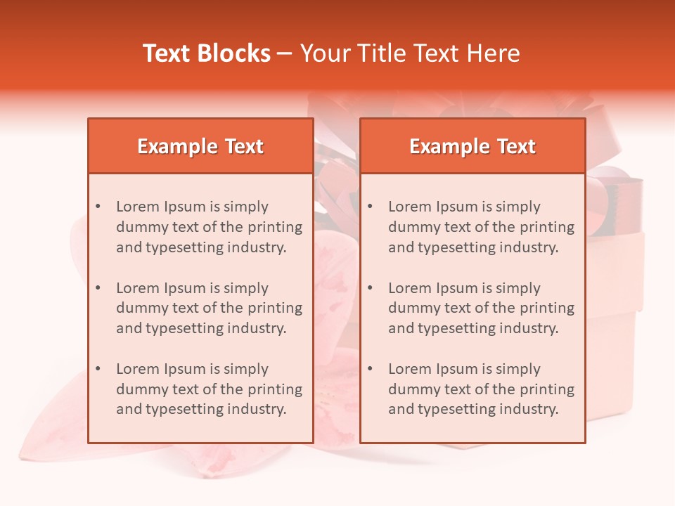 Isolated Color Sparse PowerPoint Template