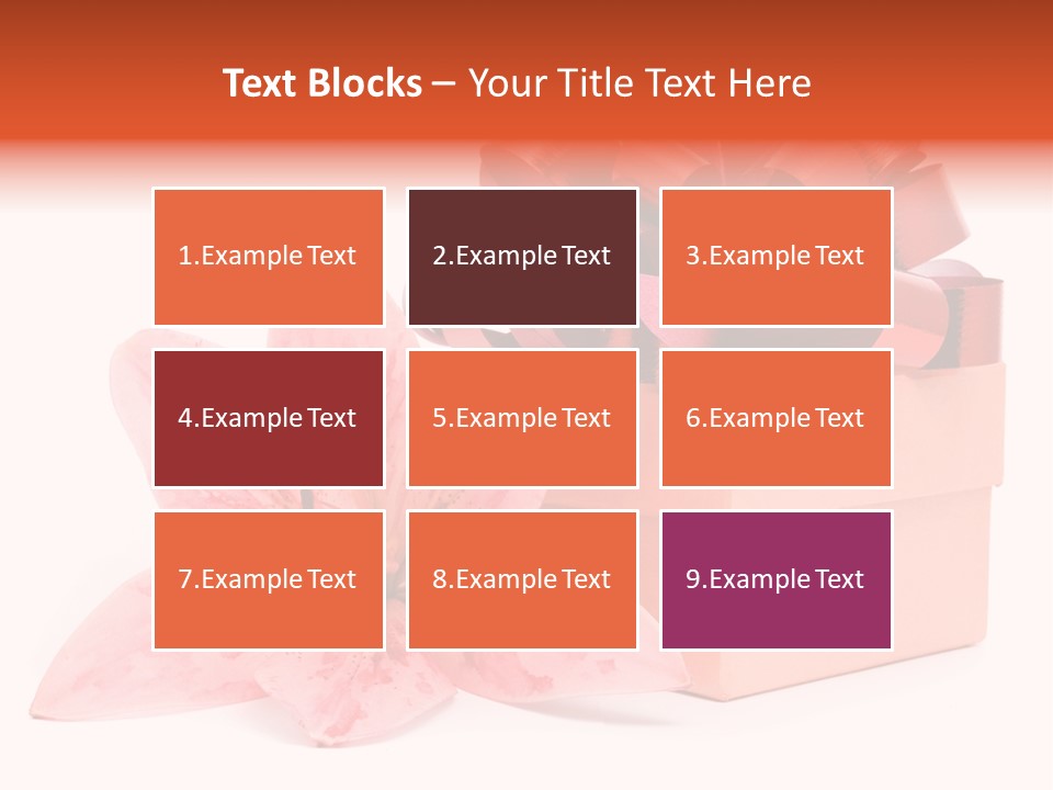 Isolated Color Sparse PowerPoint Template