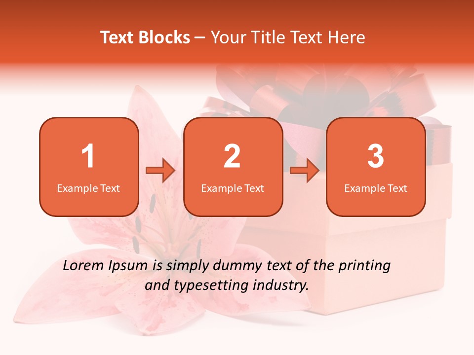 Isolated Color Sparse PowerPoint Template