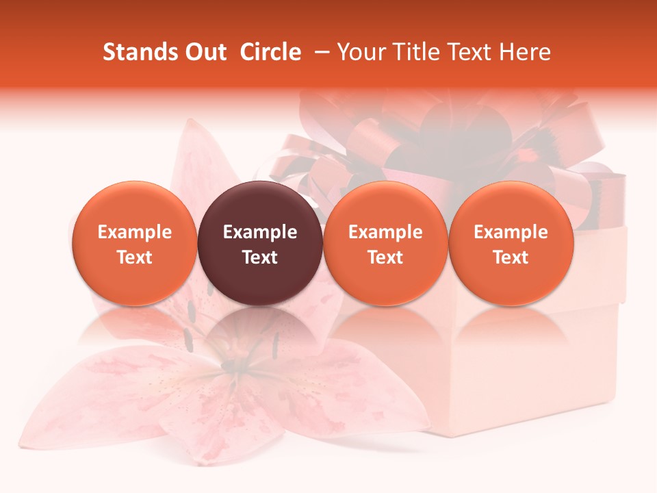 Isolated Color Sparse PowerPoint Template