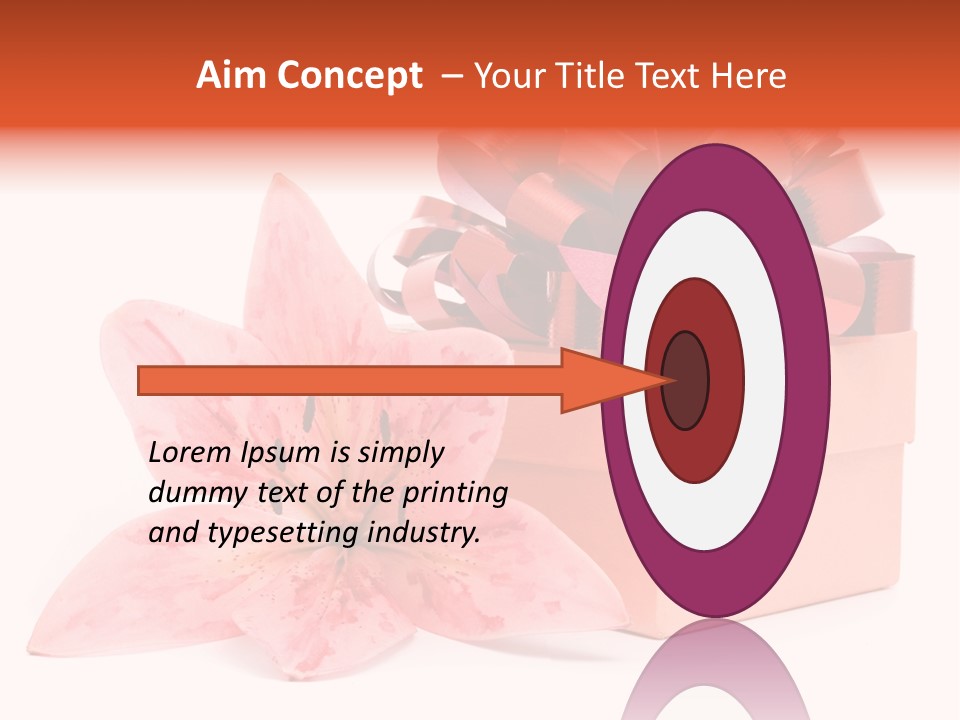 Isolated Color Sparse PowerPoint Template