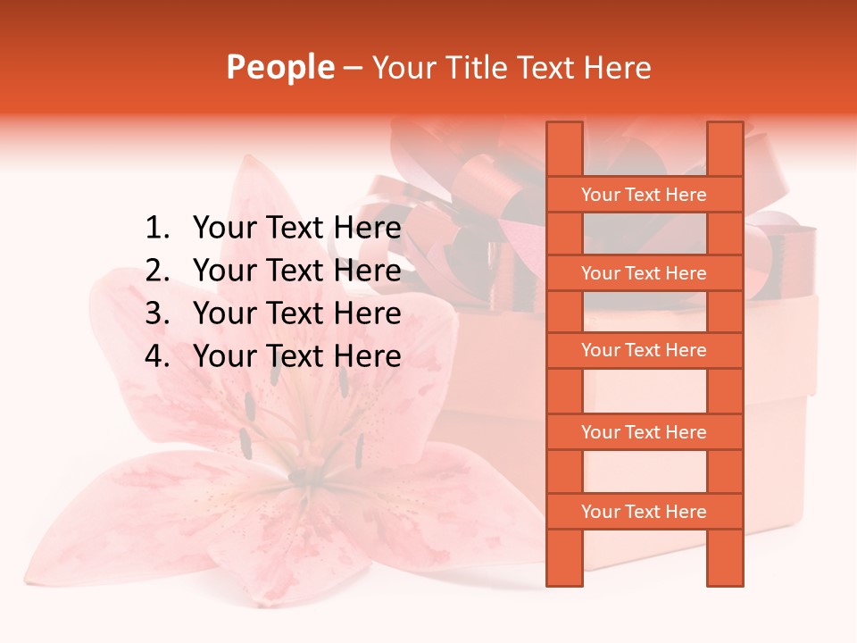 Isolated Color Sparse PowerPoint Template