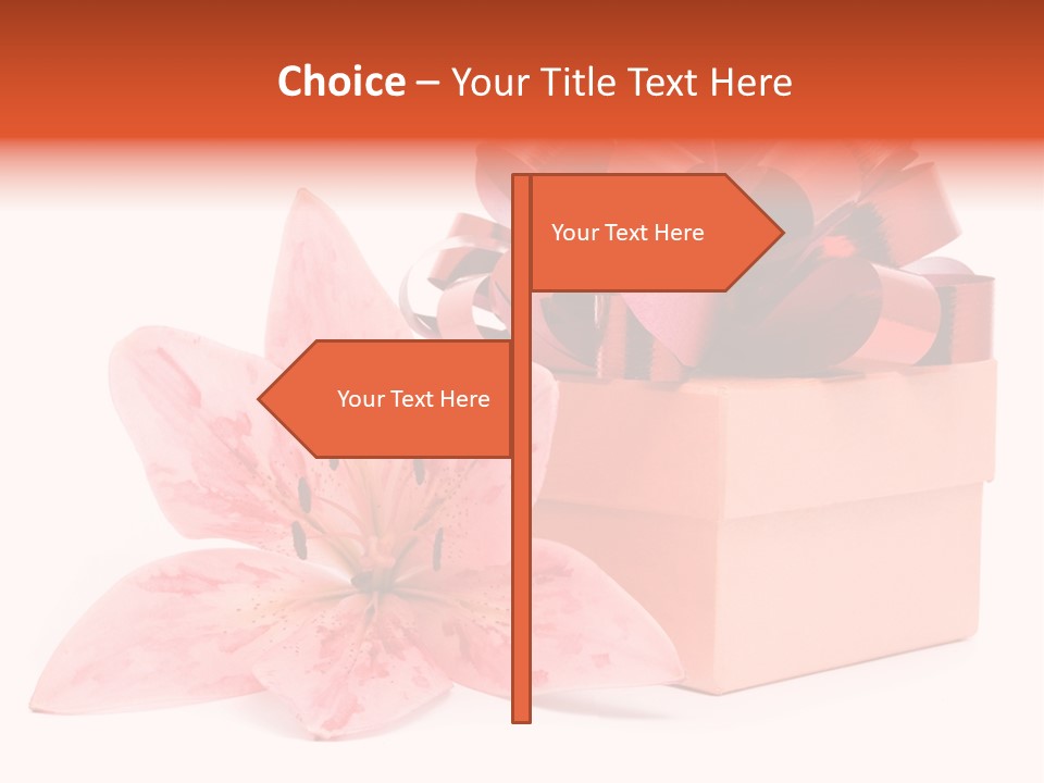 Isolated Color Sparse PowerPoint Template