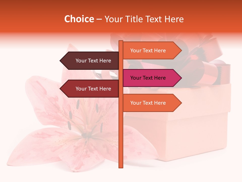 Isolated Color Sparse PowerPoint Template