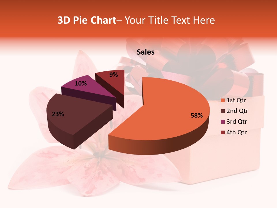 Isolated Color Sparse PowerPoint Template