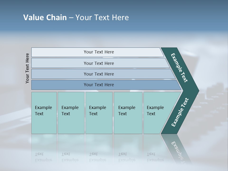 A Sound Board With Three Black Knobs On It PowerPoint Template