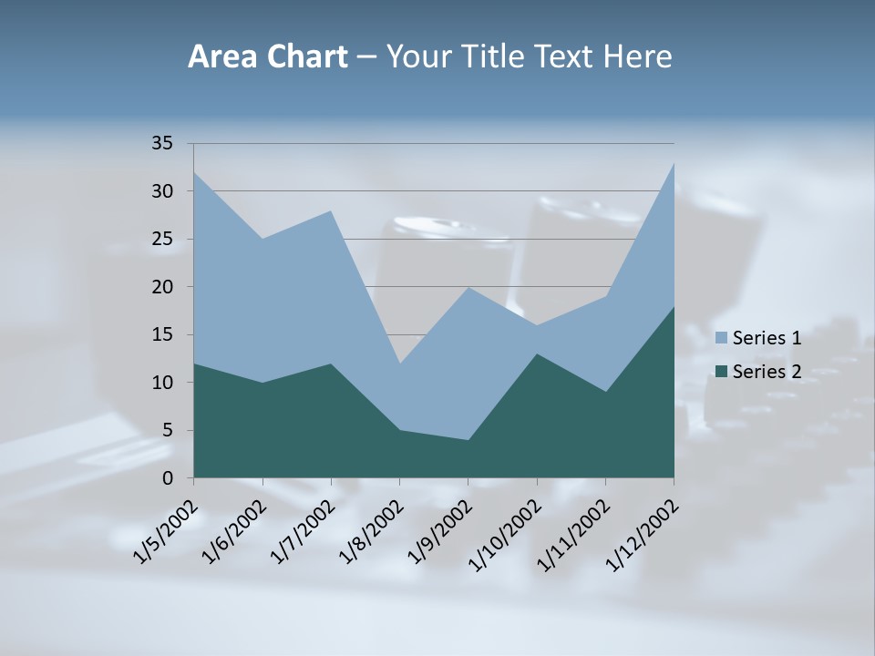 A Sound Board With Three Black Knobs On It PowerPoint Template