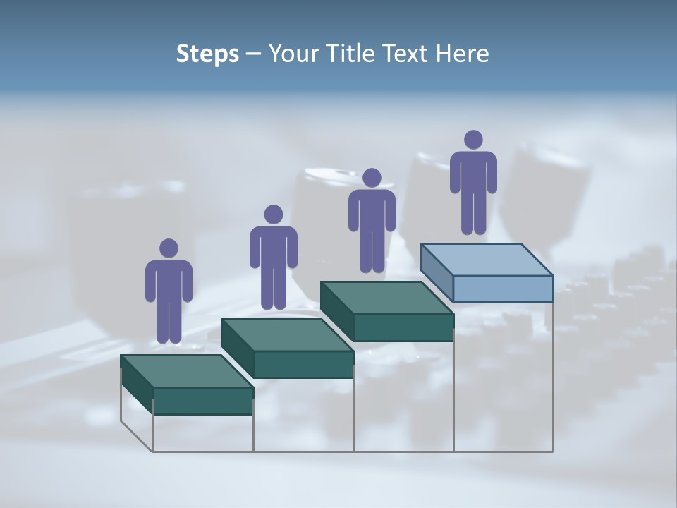 A Sound Board With Three Black Knobs On It PowerPoint Template